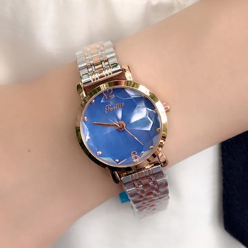 Irregular Mirror Stainless Steel Women's Watch