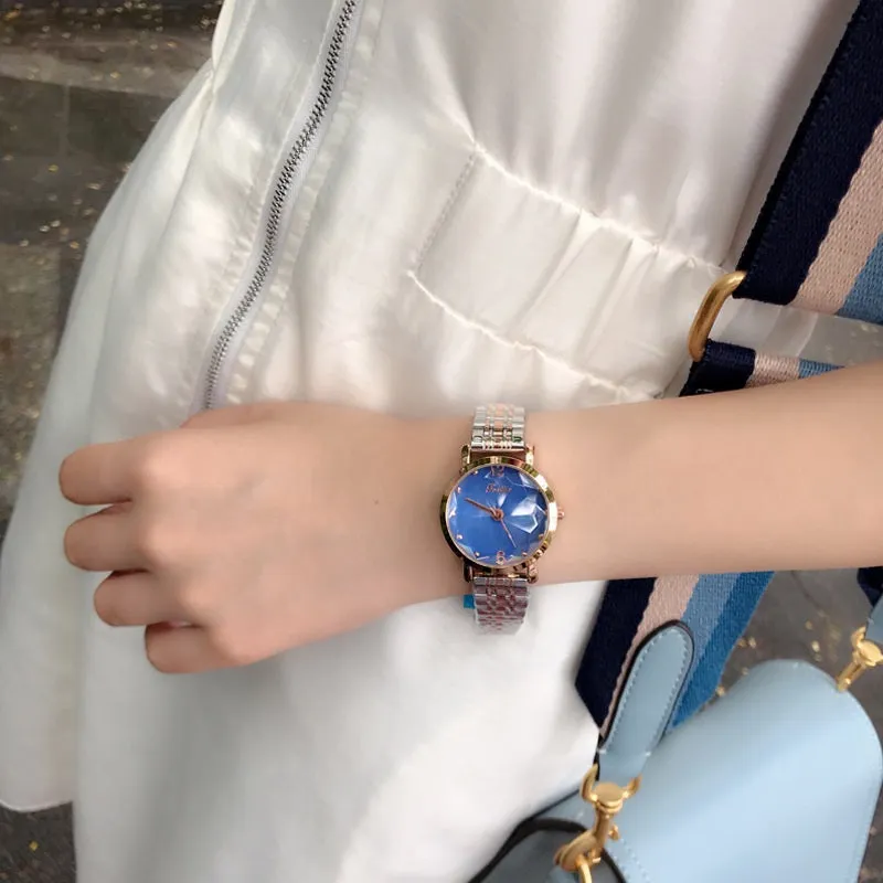 Irregular Mirror Stainless Steel Women's Watch