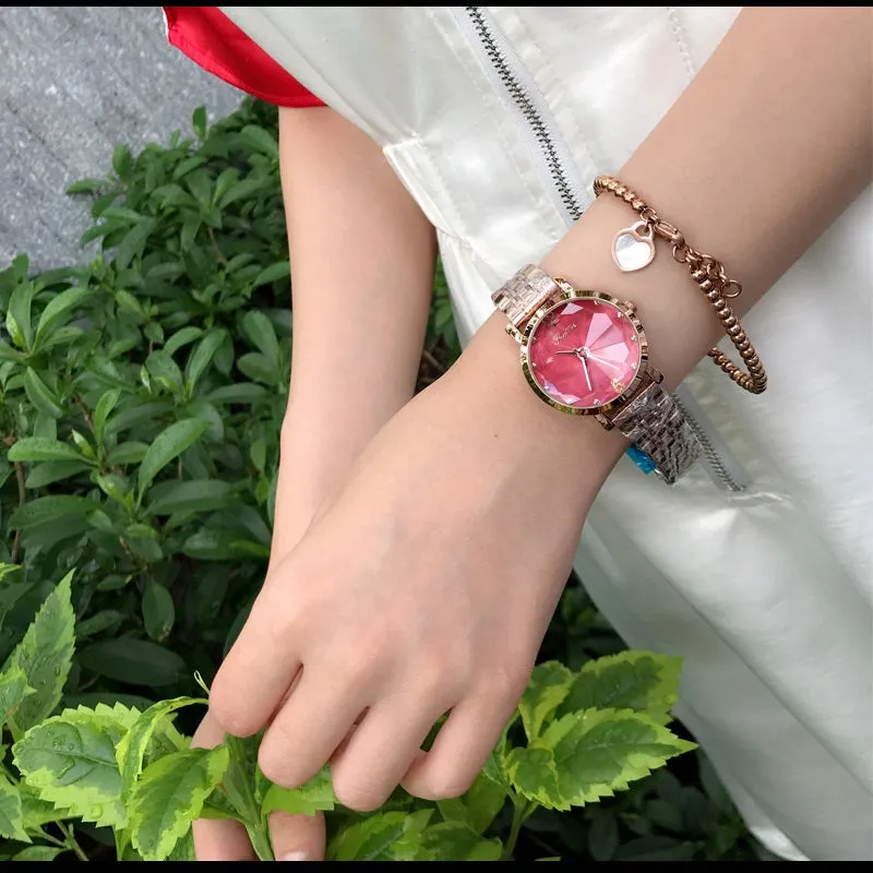 Irregular Mirror Stainless Steel Women's Watch