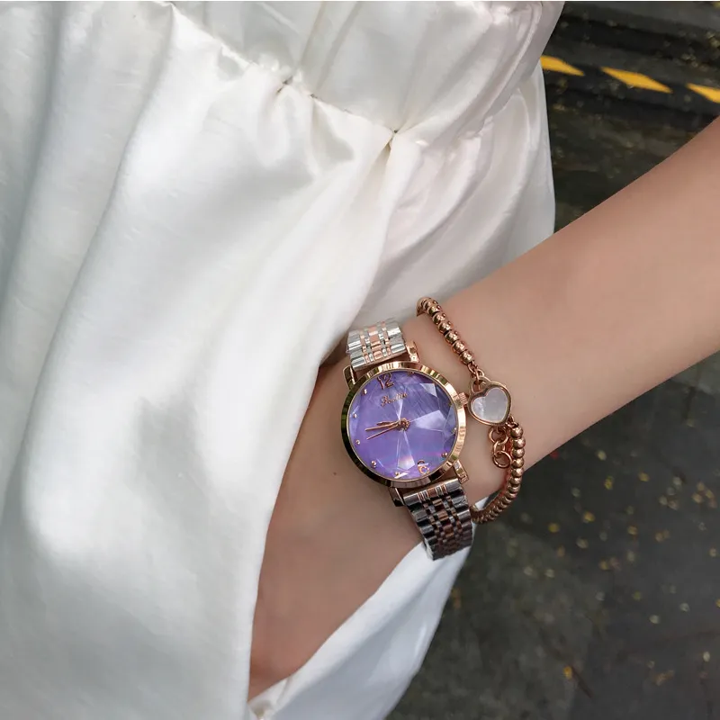 Irregular Mirror Stainless Steel Women's Watch