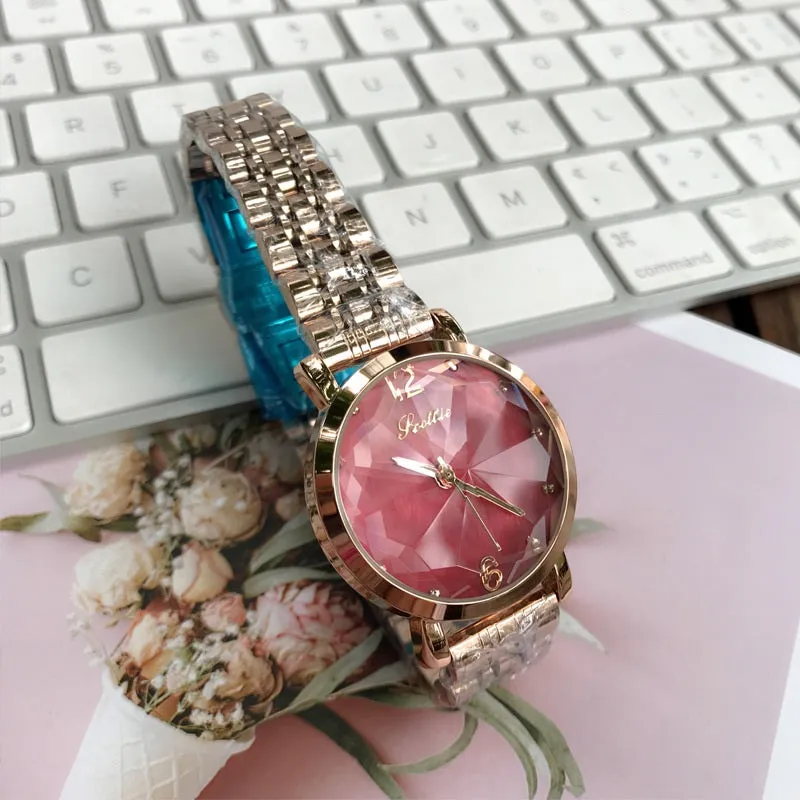 Irregular Mirror Stainless Steel Women's Watch
