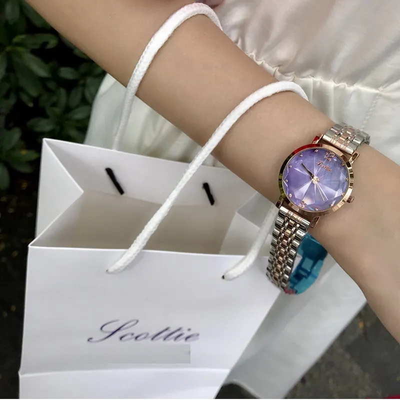 Irregular Mirror Stainless Steel Women's Watch