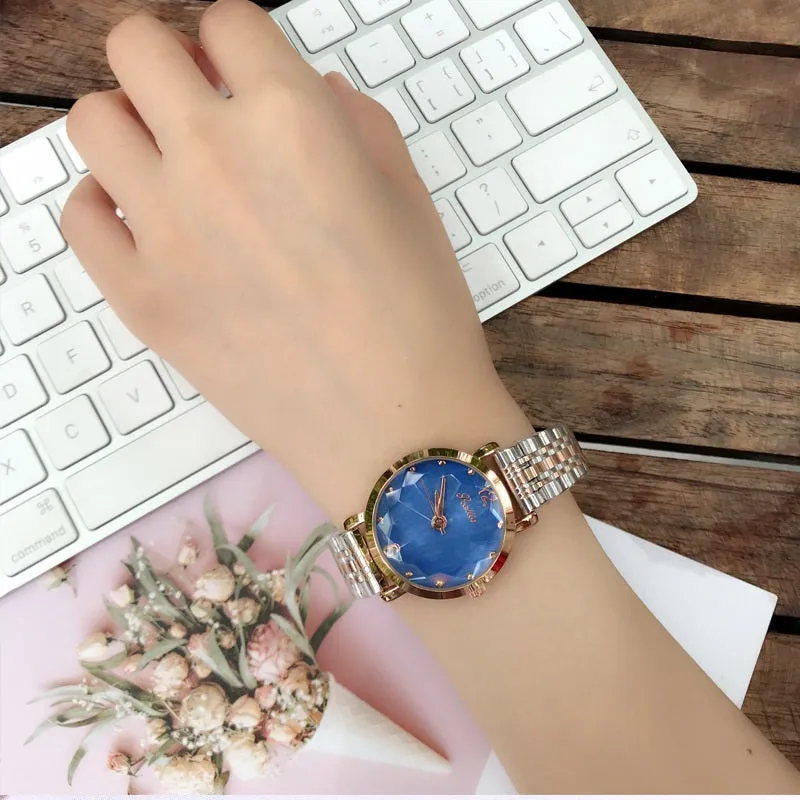 Irregular Mirror Stainless Steel Women's Watch