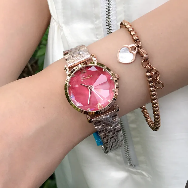 Irregular Mirror Stainless Steel Women's Watch