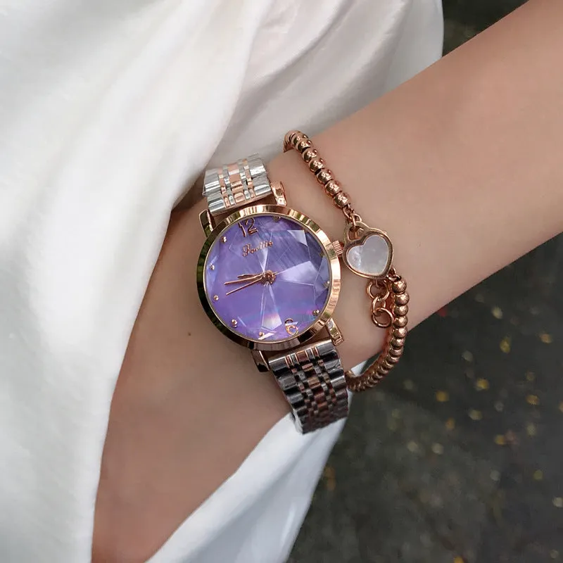 Irregular Mirror Stainless Steel Women's Watch