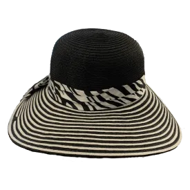 Ladies Zebra Print Hat