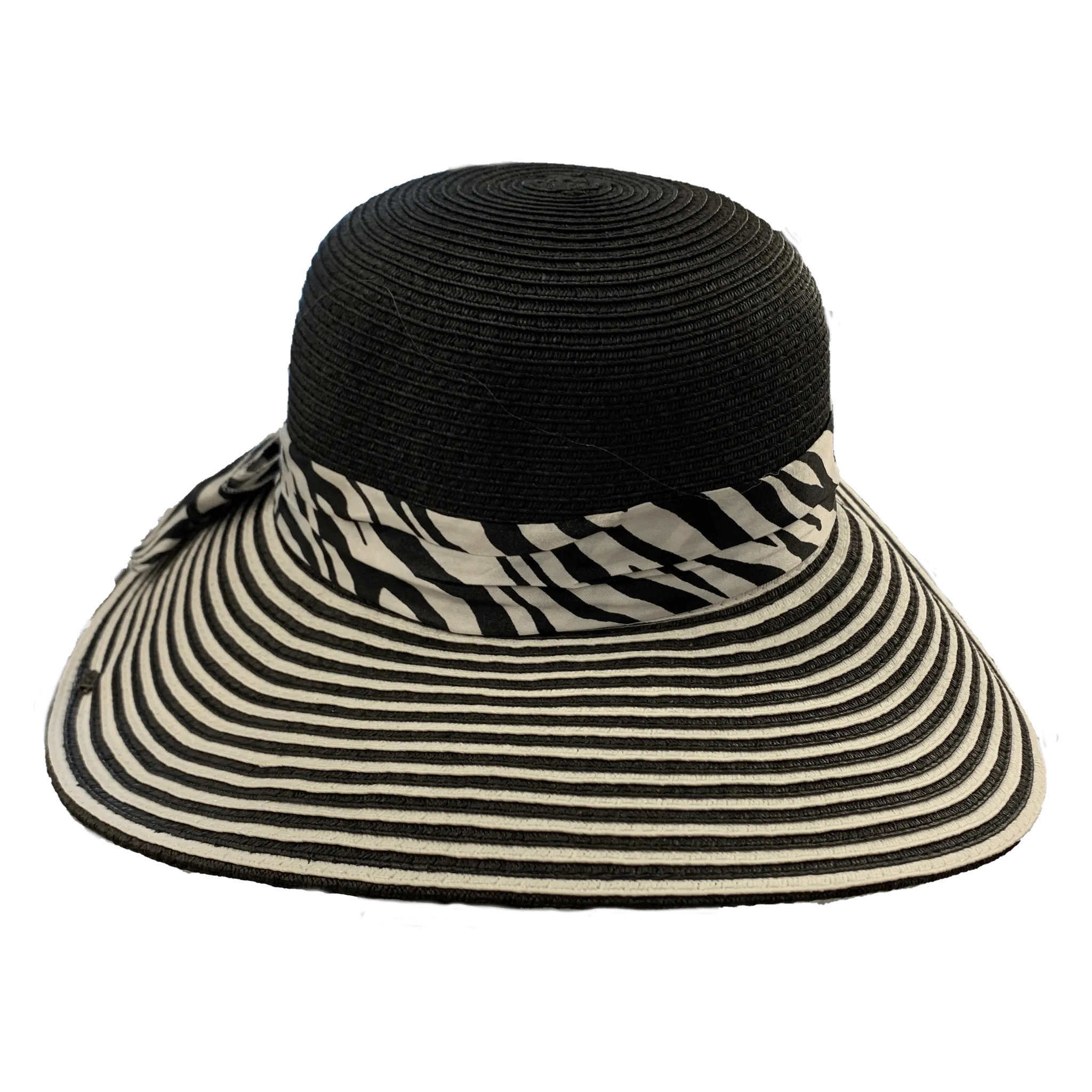 Ladies Zebra Print Hat