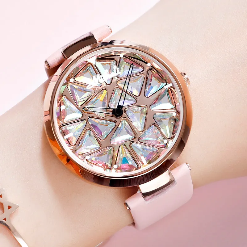 Large Dial Rotatable Women's Watch
