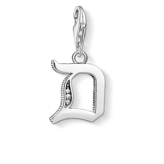 Letter D Silver Charm | Thomas Sabo.
