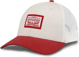 Levi's Men's Classic Style Logo Trucker Hat-Adjustable, Lightweight