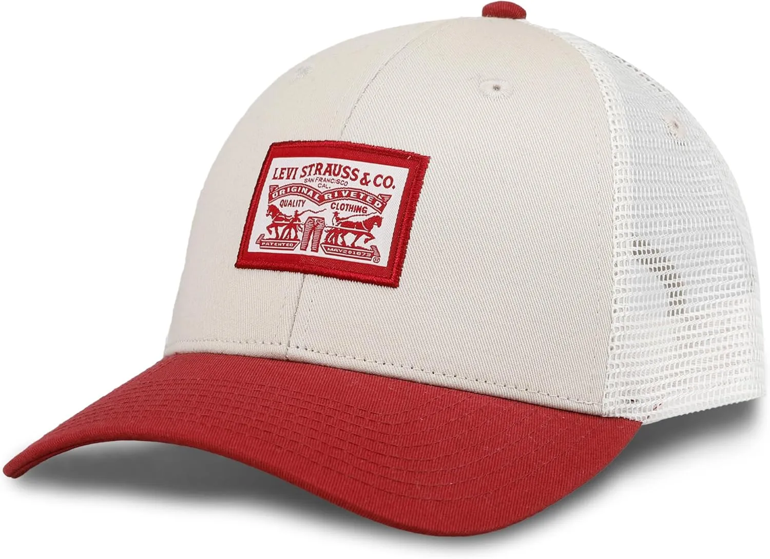 Levi's Men's Classic Style Logo Trucker Hat-Adjustable, Lightweight