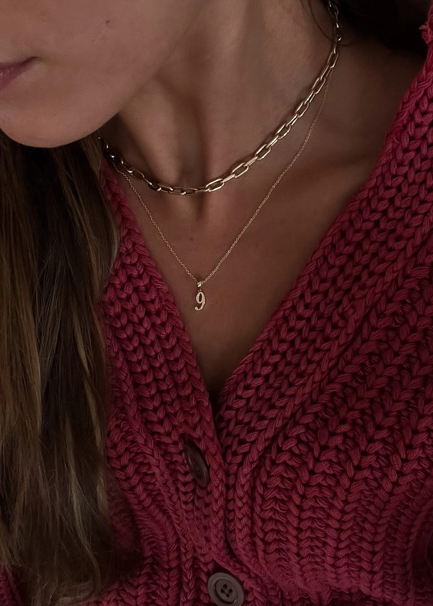 Lucky Number Charm Necklace