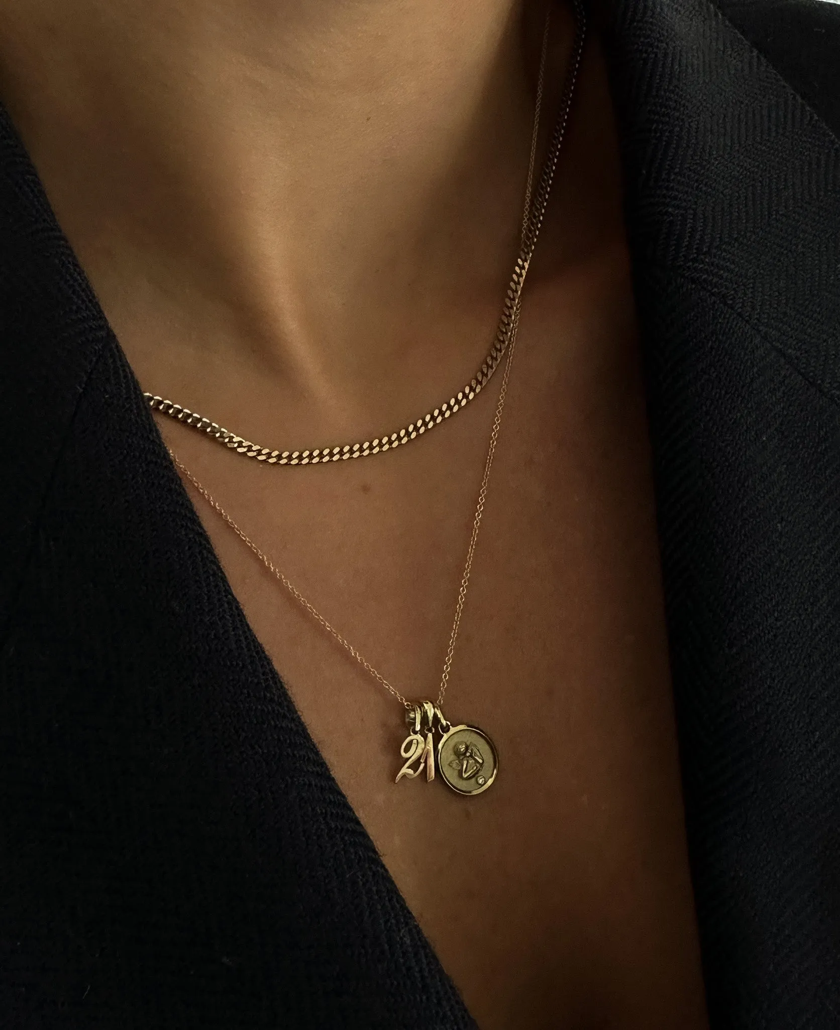 Lucky Number Charm Necklace