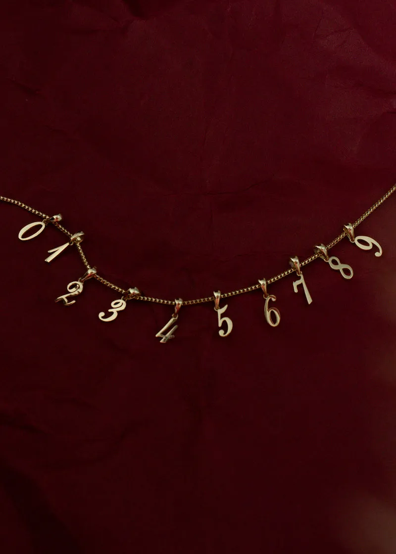Lucky Number Charm Necklace