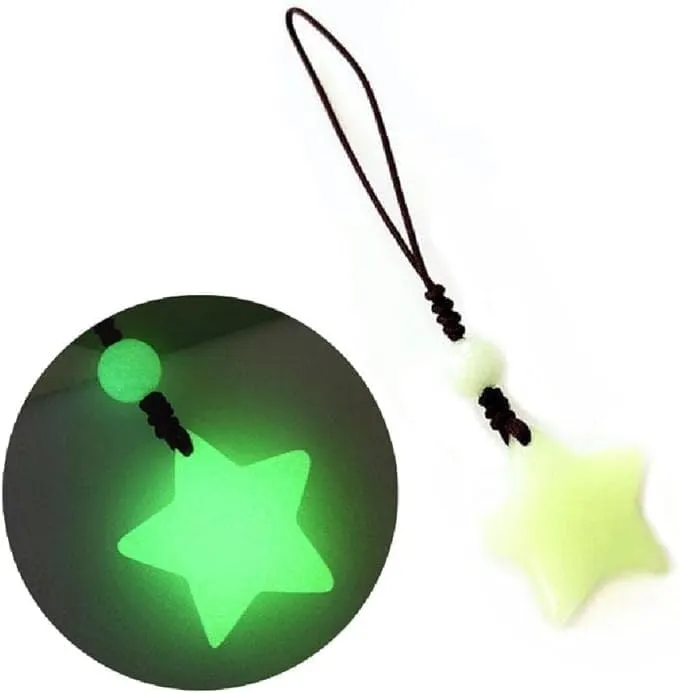 Luminous Star Keychain Fashion Handbag Pendant Unisex Key Chain Charm Key Chain Glow In The Dark Couple Pendant Accessory and Keychain Carabiners Outdoor Recreation