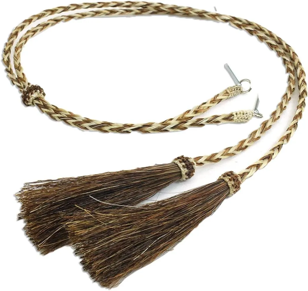 M & F Western Braided Stampede String with Tassel
