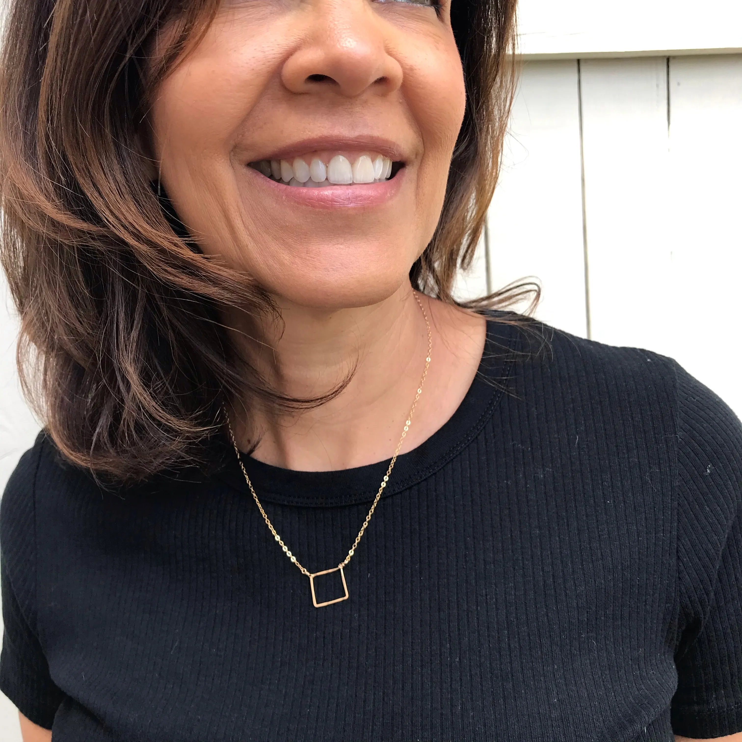 Medium Square Necklace