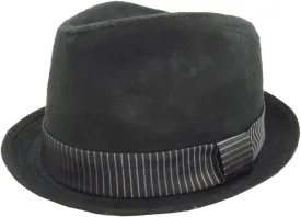 Mens Henschel Fedora Suede Hat