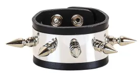 Metal  Silver Spike Bracelet