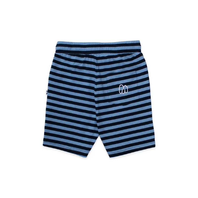 Minti Striped Hendrix Short - Navy Stripe