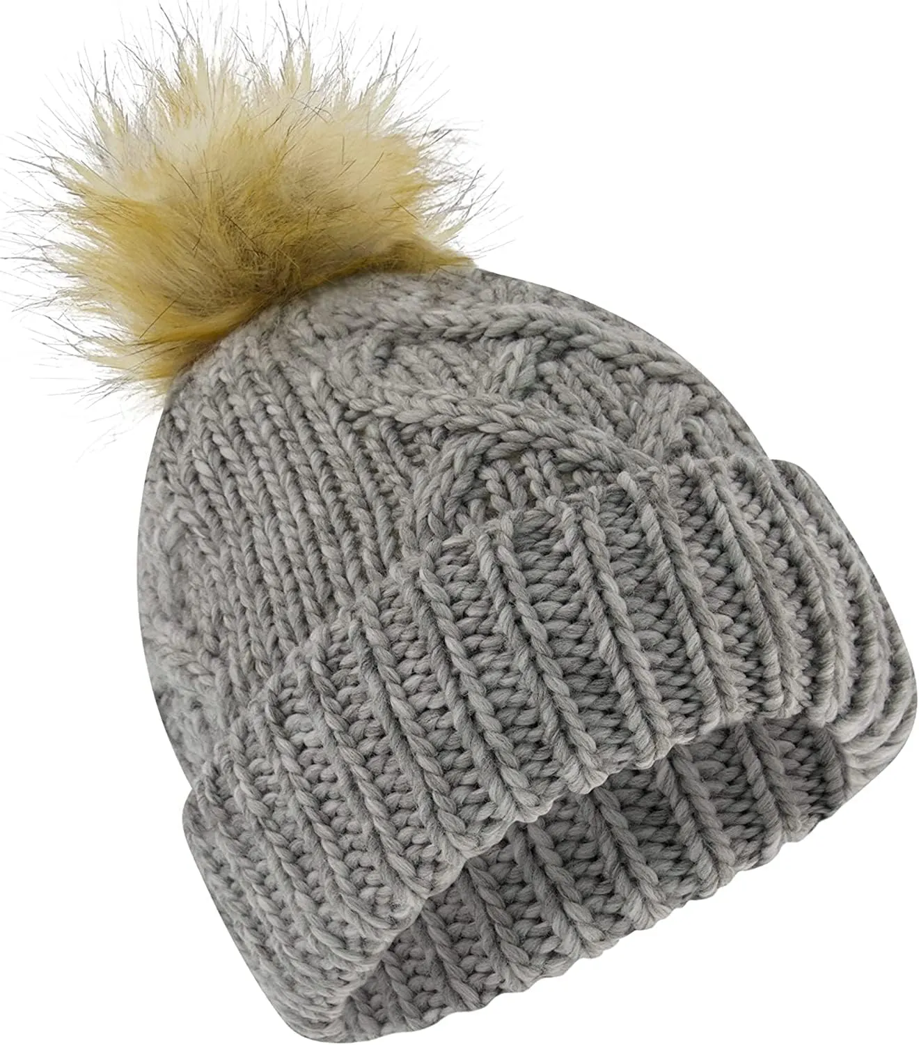 Newborn to Toddler Winter Hat and Mitten Set - Boy and Girls Fleece Lined Baby Hat - 0-6, 6-12, 12-24 Months
