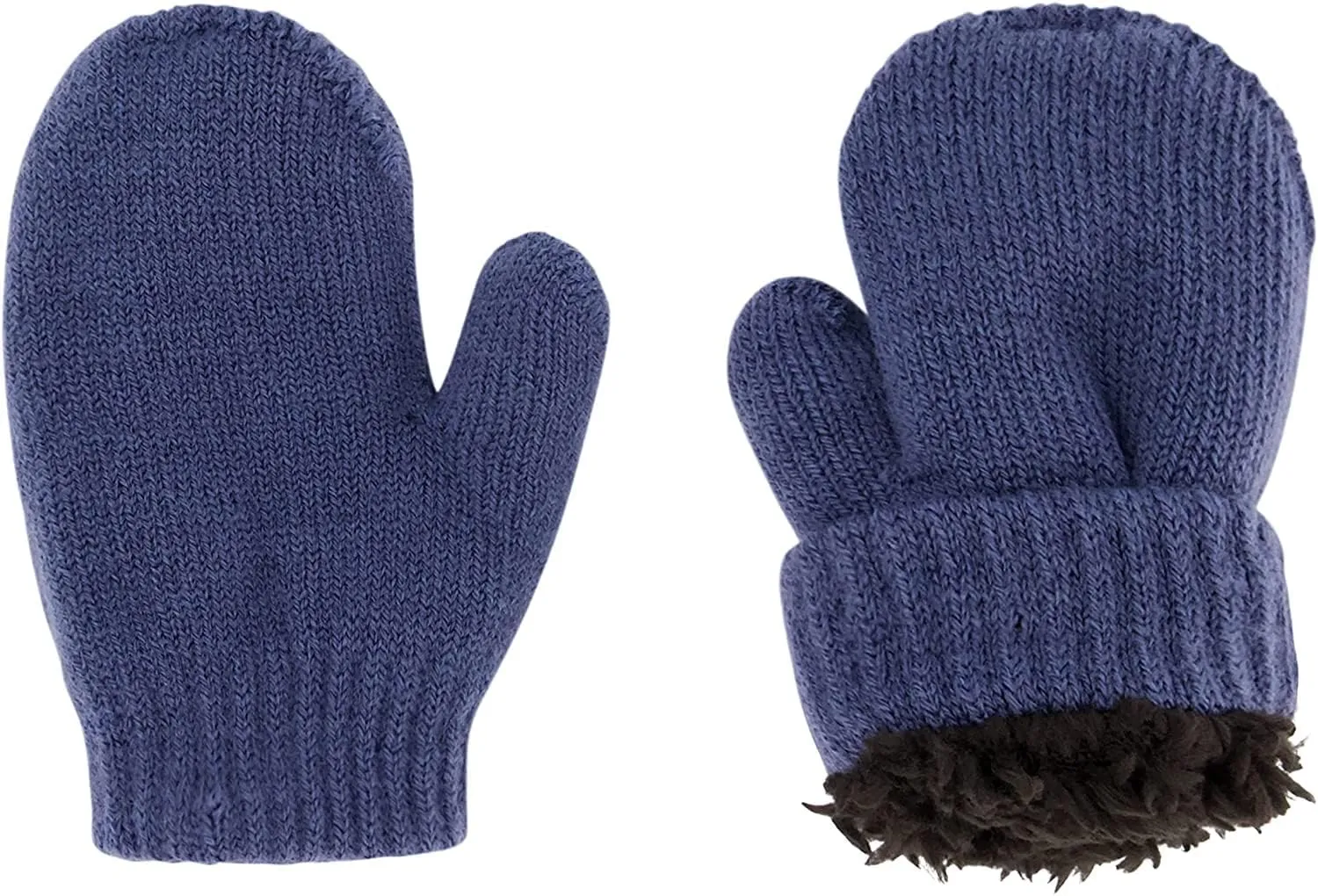Newborn to Toddler Winter Hat and Mitten Set - Boy and Girls Fleece Lined Baby Hat - 0-6, 6-12, 12-24 Months