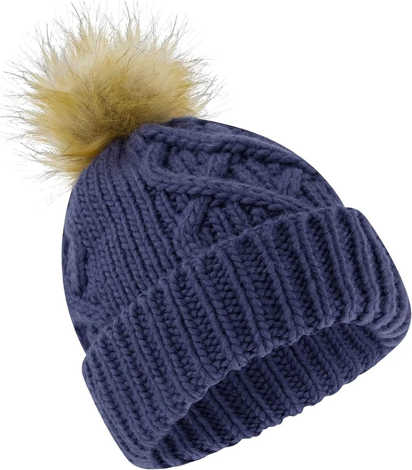 Newborn to Toddler Winter Hat and Mitten Set - Boy and Girls Fleece Lined Baby Hat - 0-6, 6-12, 12-24 Months