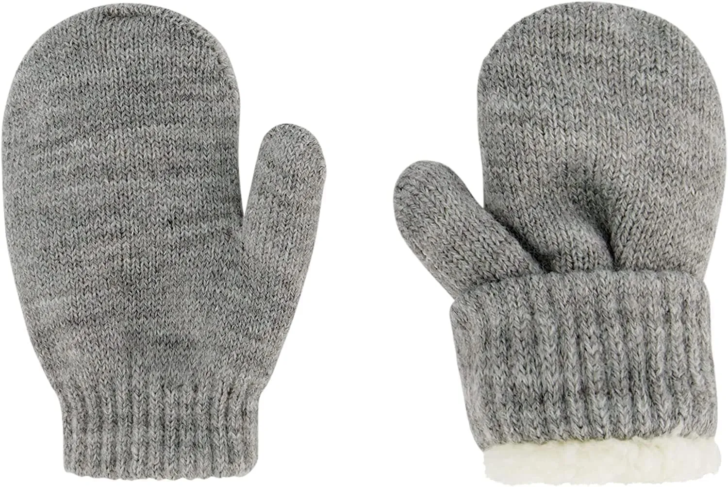 Newborn to Toddler Winter Hat and Mitten Set - Boy and Girls Fleece Lined Baby Hat - 0-6, 6-12, 12-24 Months
