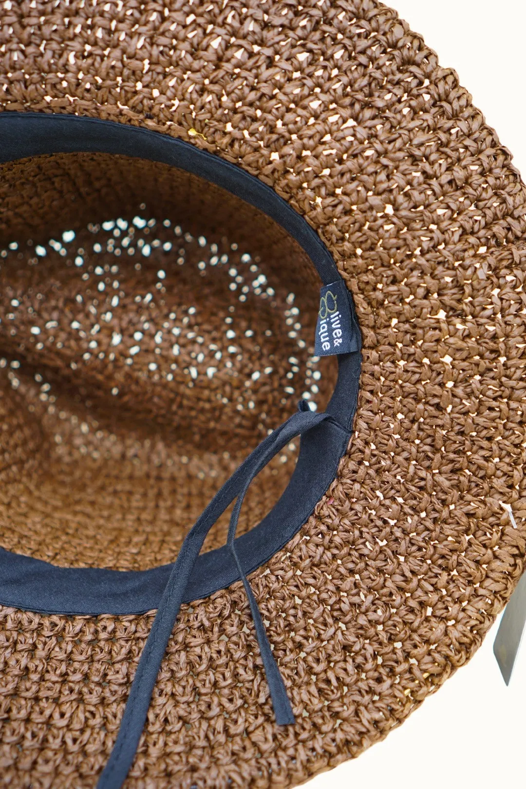 Ollie Chocolate Straw Hat