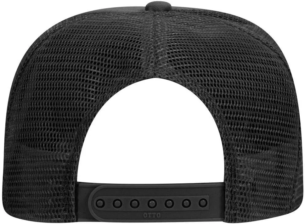 OTTO Polyester Foam Front 5 Panel Pro Style Mesh Back Trucker Hat