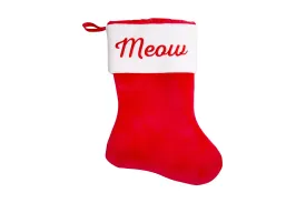 Pearhead Meow Cat Christmas Stocking