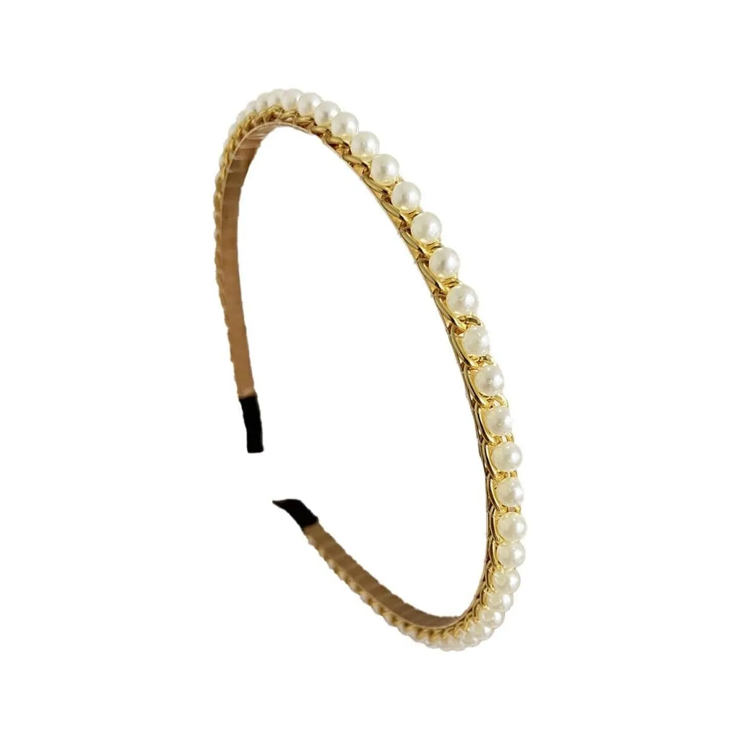 Pearl Hairband For Women Simple Elastic Headband - 1 Pcs (KT-80-523)