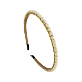 Pearl Hairband For Women Simple Elastic Headband - 1 Pcs (KT-80-523)