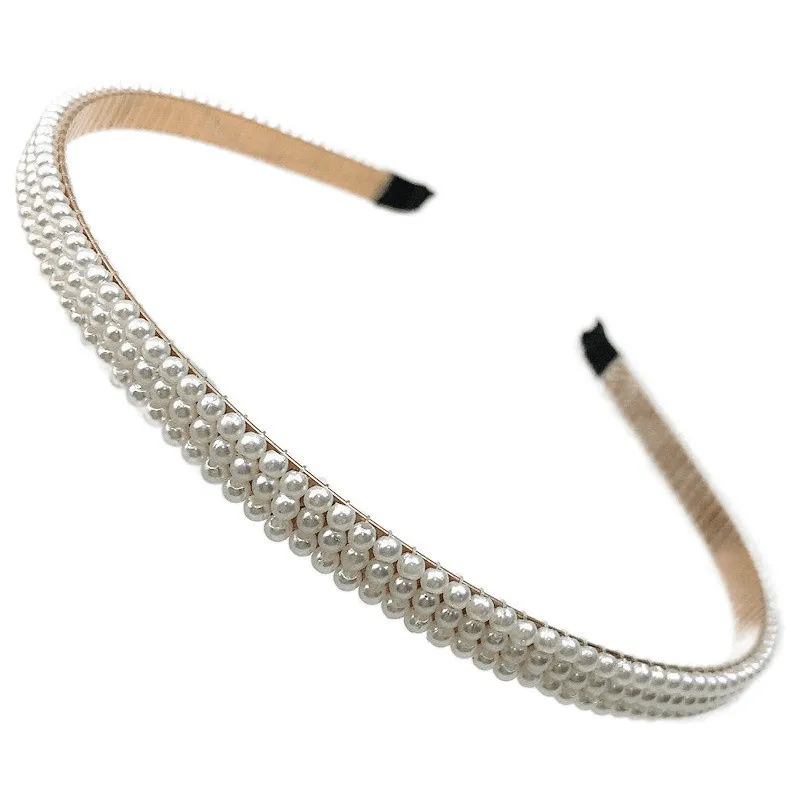 Pearl Hairband For Women Simple Elastic Headband - 1 Pcs (KT-82-523)