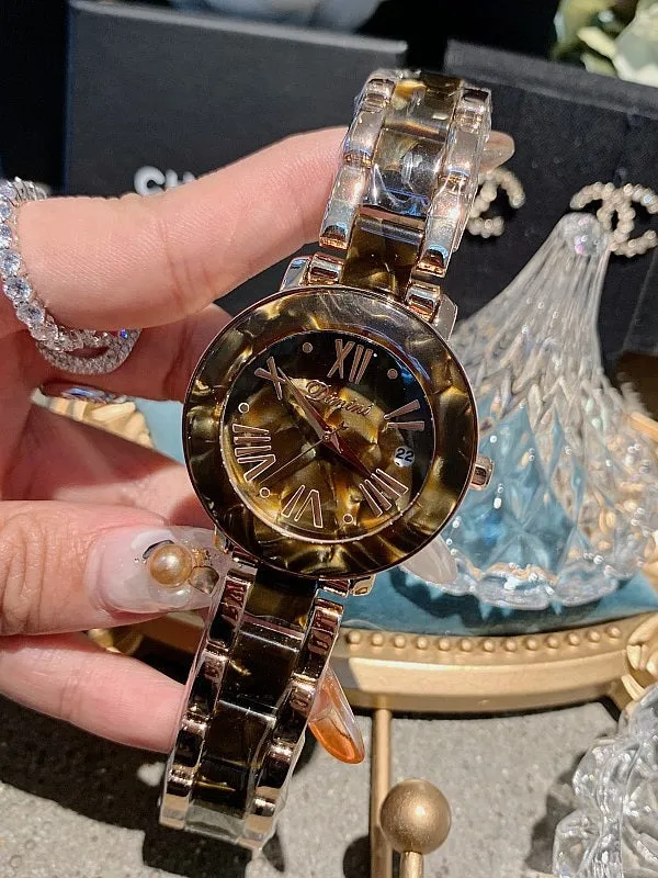 Personality Roman Dial With Calendar Women's Watch