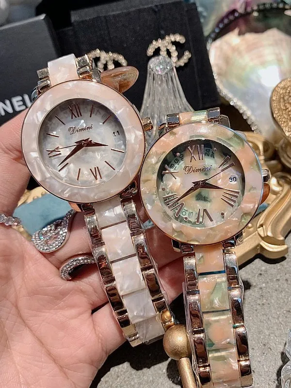 Personality Roman Dial With Calendar Women's Watch