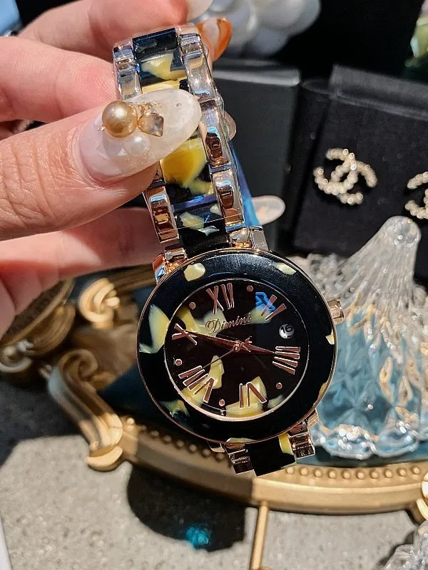 Personality Roman Dial With Calendar Women's Watch