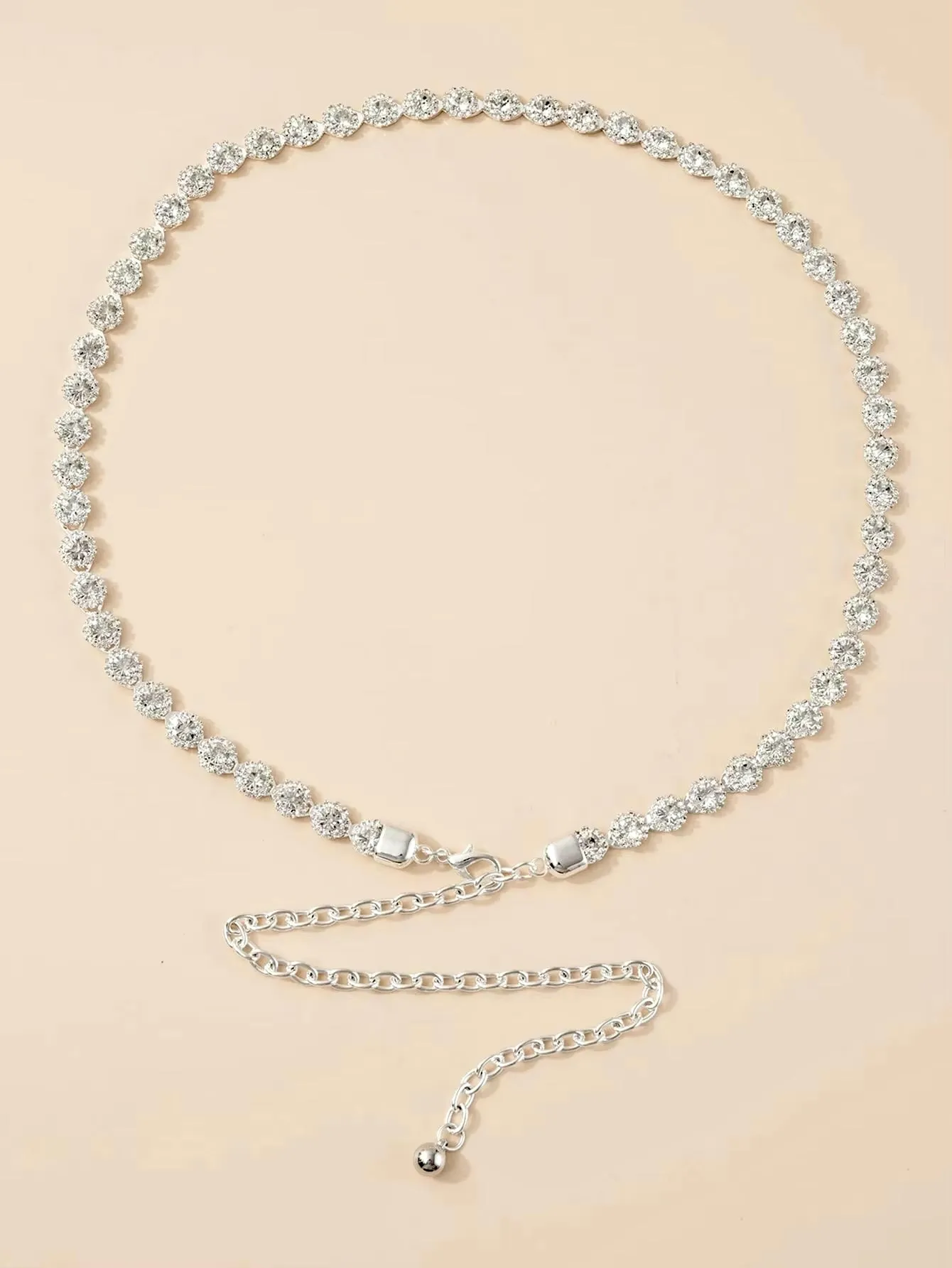 "Dana" - Crystal Bridal Chain Belt