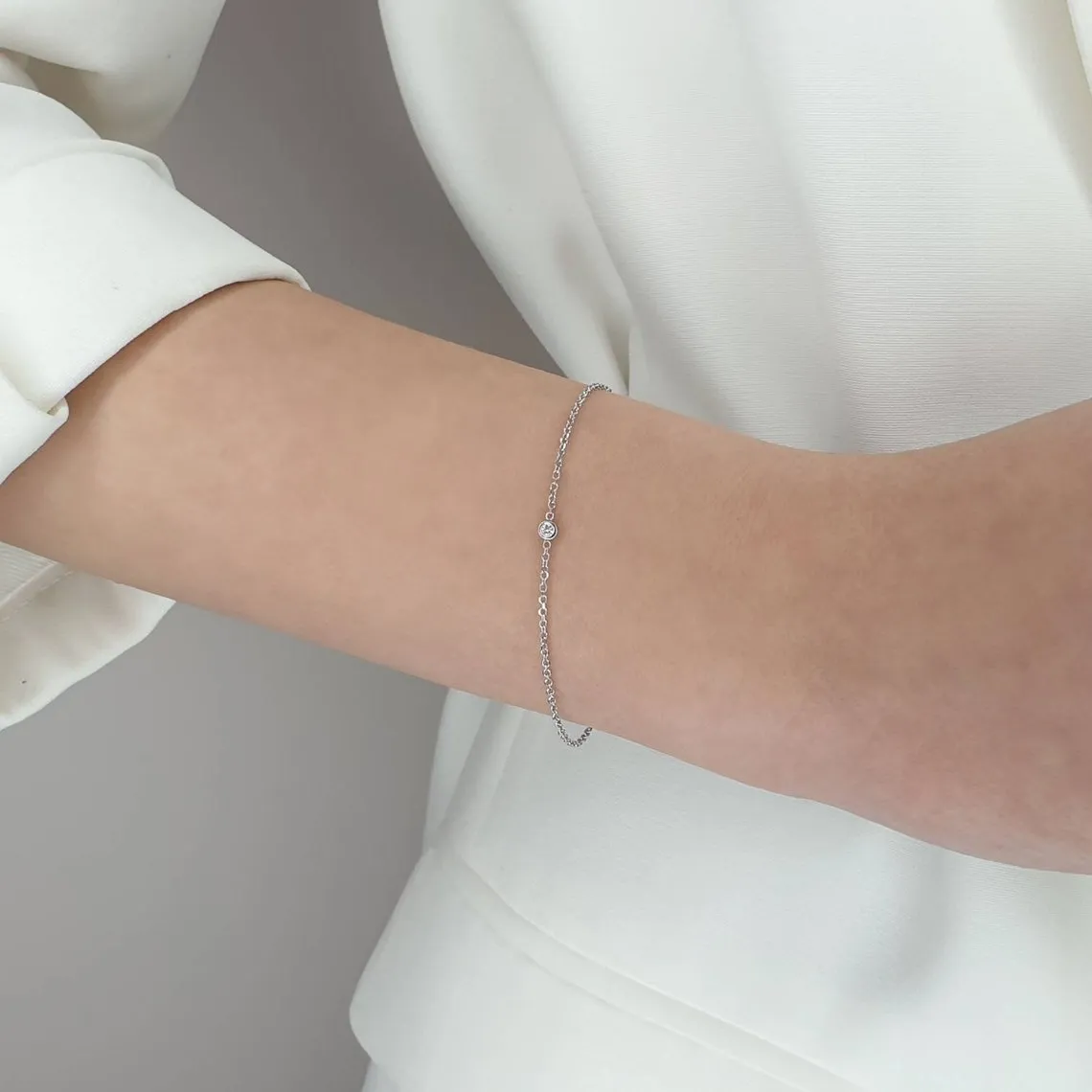 "SOL" Bracelet with Diamond 0,03ct