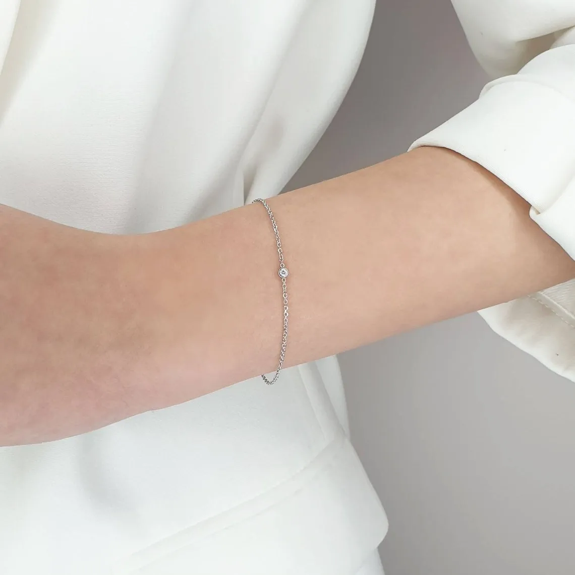 "SOL" Bracelet with Diamond 0,03ct