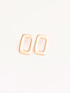 Rectangular Stud Earrings