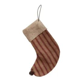 Red Stripe Stocking Ornament