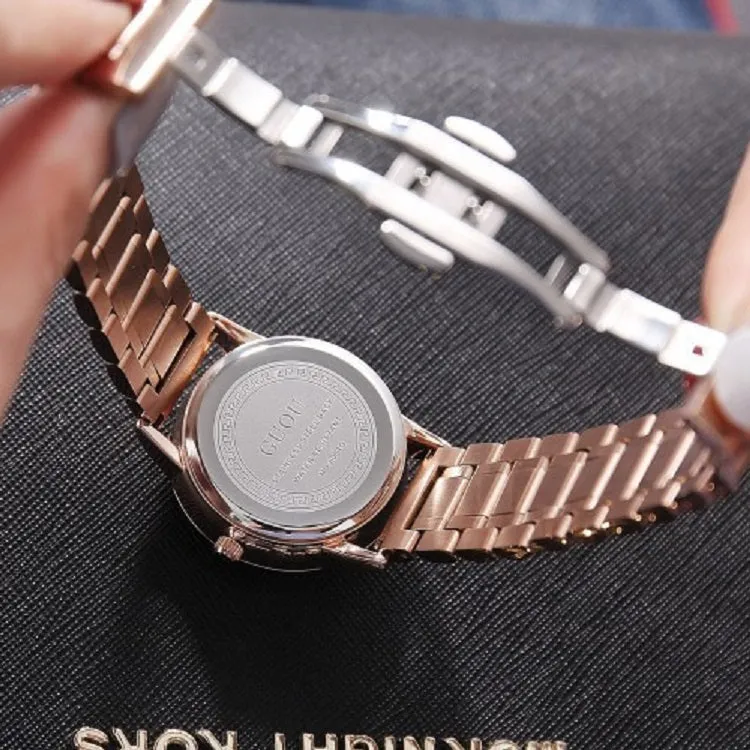 Rotatable Dial Quartz Women's Watch