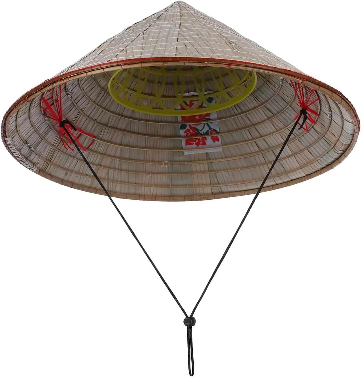 Samurai Hat Vietnamese Conical Hat Traditional Sunshade for Tea Picking Stage Performance