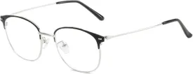 Shiratori New Vintage Fashion Half Frame Semi-Rimless Clear Lens Glasses