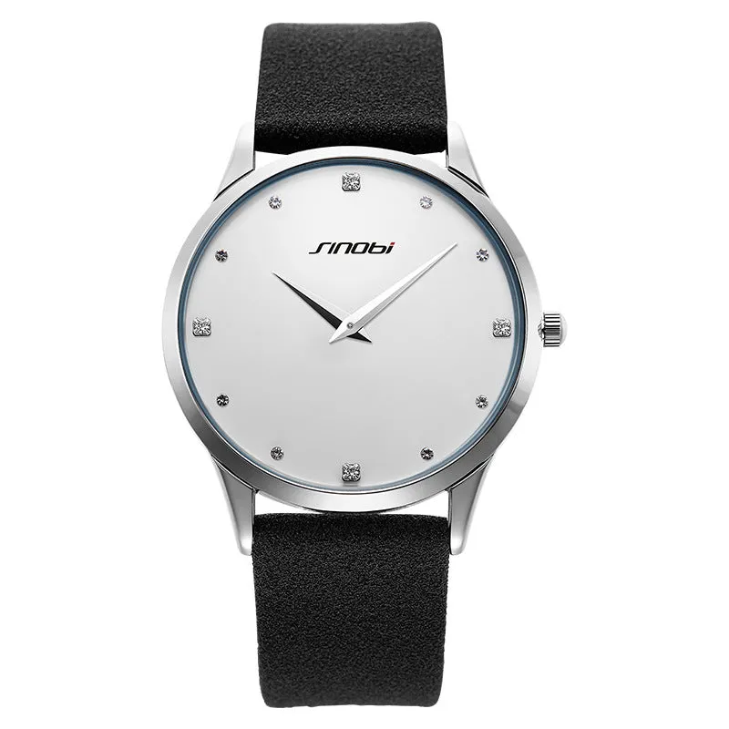 Sinobi Couple's Watch Fashion Simple Casual Double Needle Men's and Women's Watch