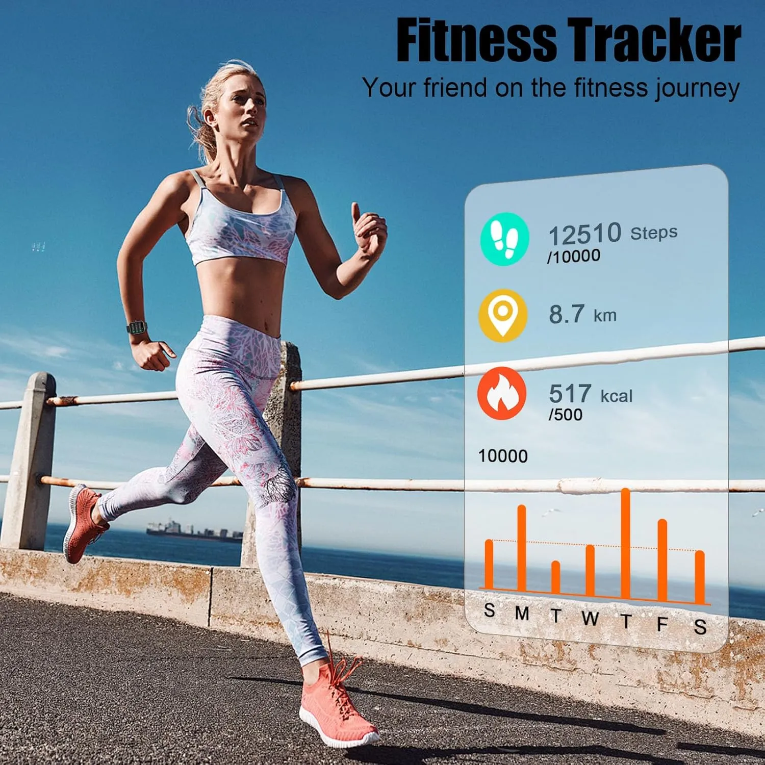 Smart Watch for Men Women, 1.96" Fitness Tracker Running Watch (Answer/Make Call), IP68 Waterproof, Pedometer, Sleep/Step/Heart Rate Monitor/Activity, 110  Sport Modes Smartwatch for Adroid iOS Phone