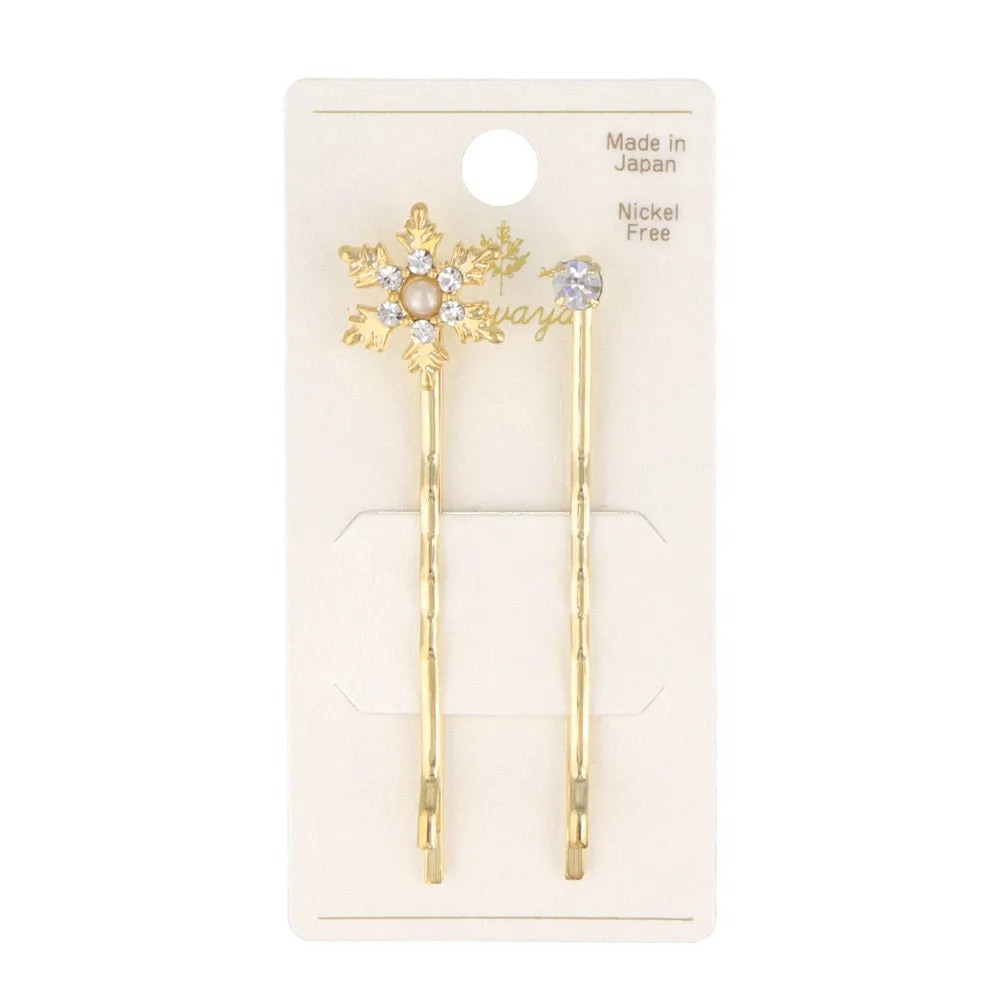 Snowflake Hairpin Set