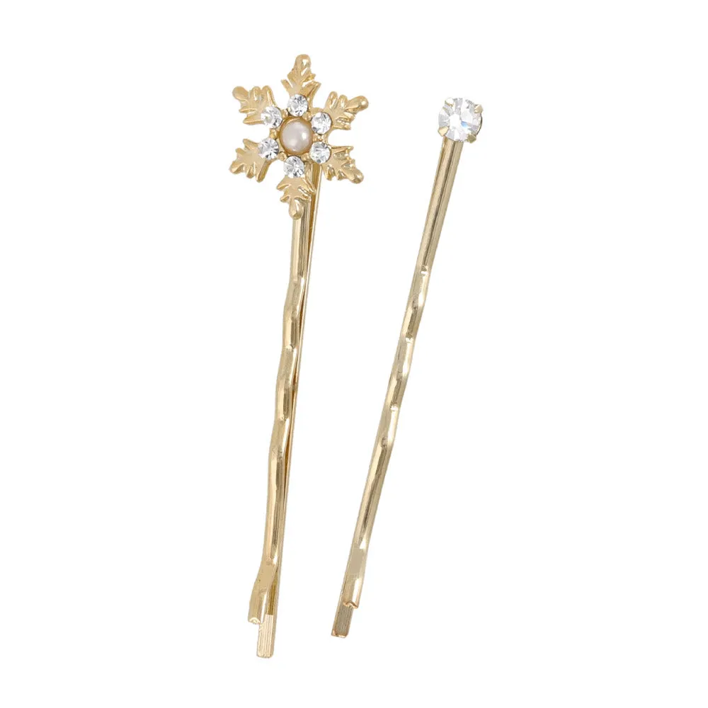 Snowflake Hairpin Set