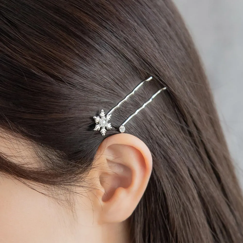 Snowflake Hairpin Set